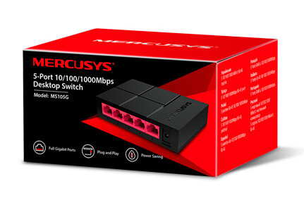 SWITCH 5 PORT MERCUSYS