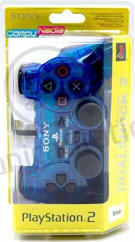 CONTROL PLAY STATION 2 DE COLORES AZUL