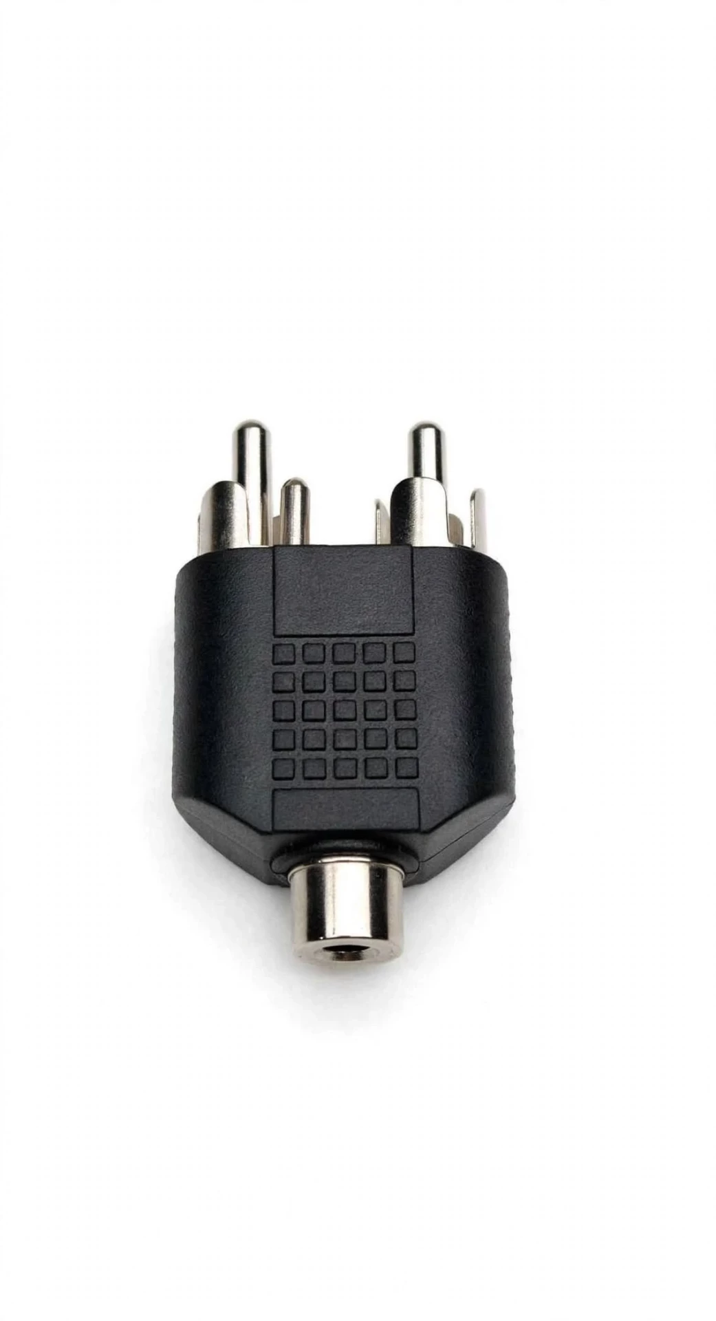 ADAPTADOR DIVISOR  SPLITTER RCA EN Y 1RCA HEMBRA A 2 RCA MACHO