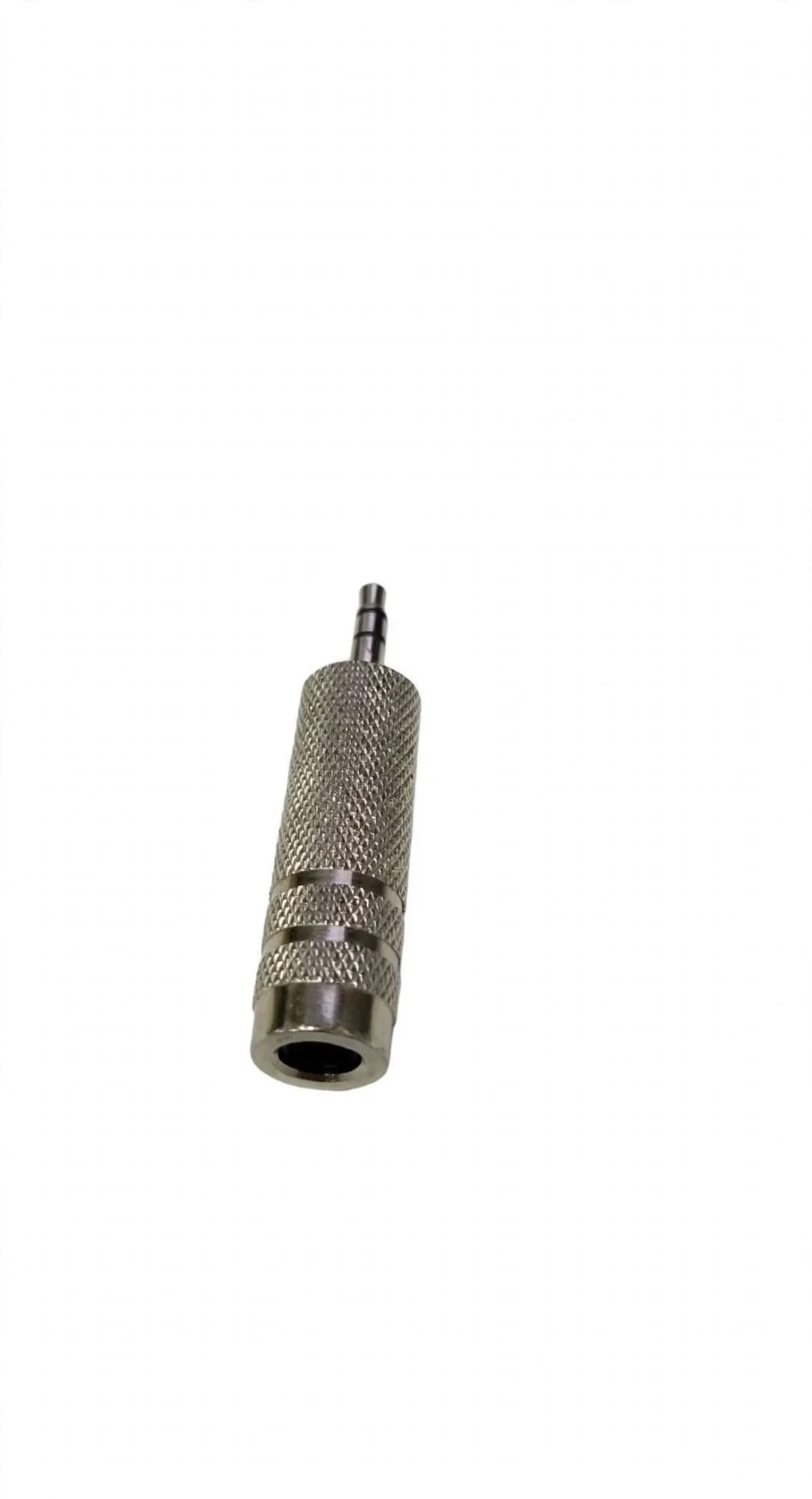 ADAPTADOR DE AUDIO PLUG 3.5mm MACHO A JACK 6.35 mm HEMBRA  ESTEREO TRS