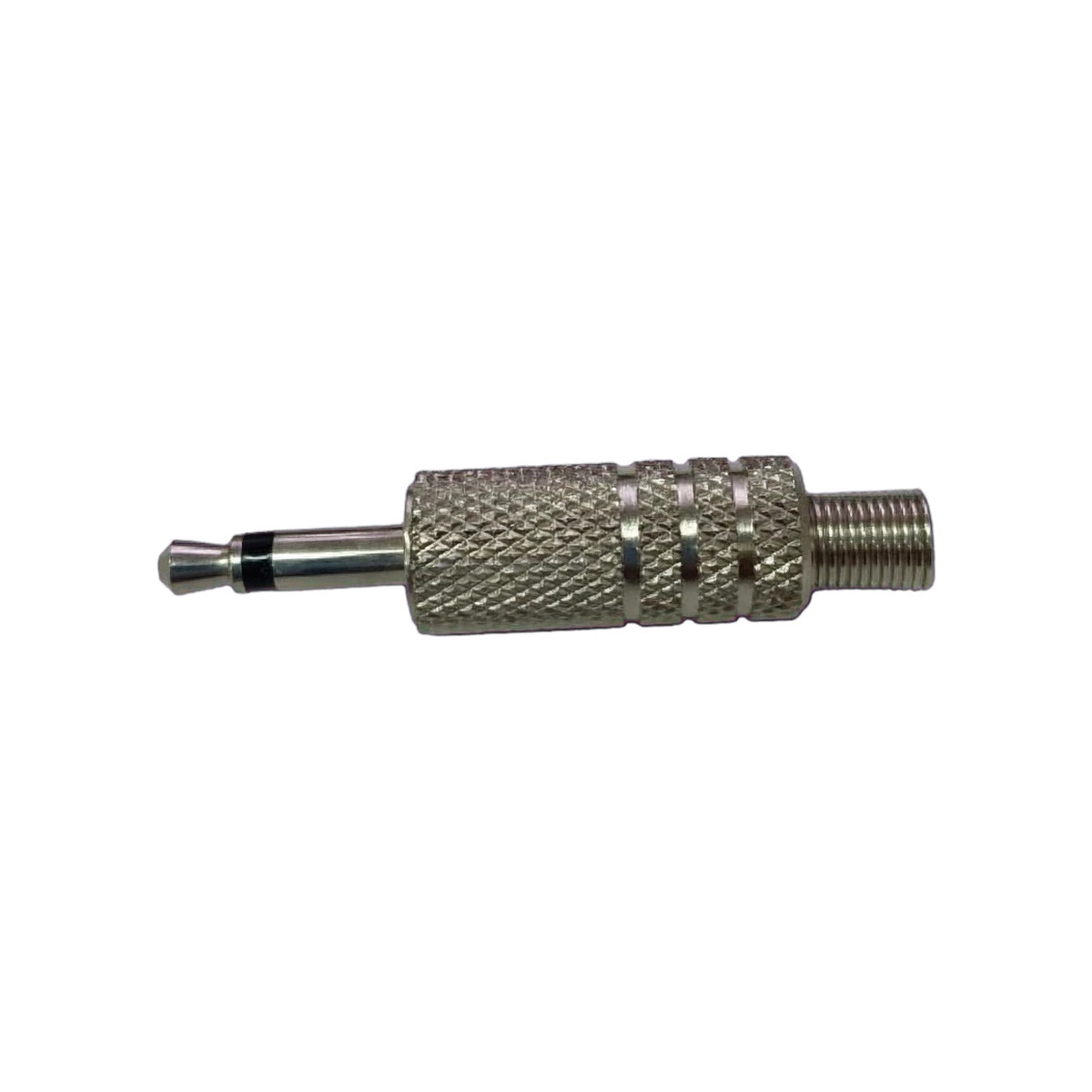 CONECTROR PLUG JACK 3.5mm MONO A MACHO METALICO