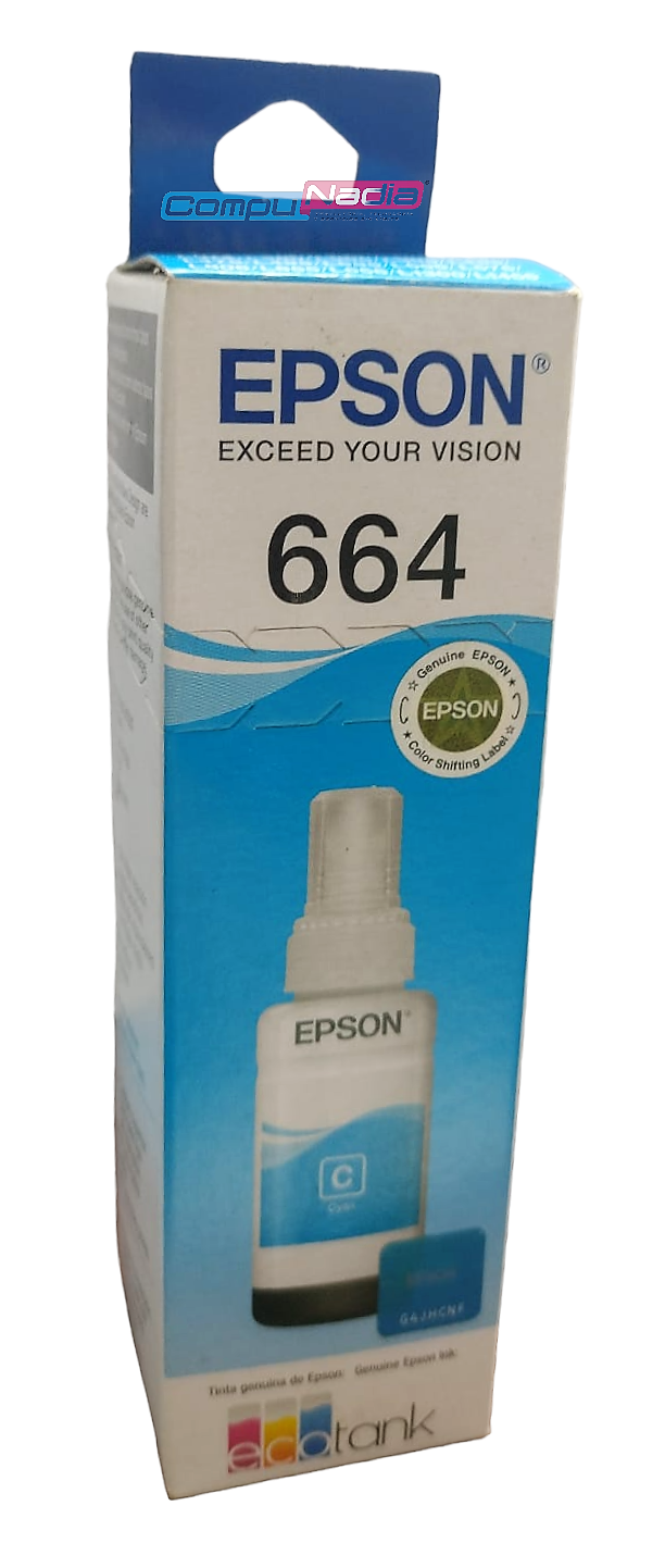 TINTA EPSON AZUL 664 ORIGINAL