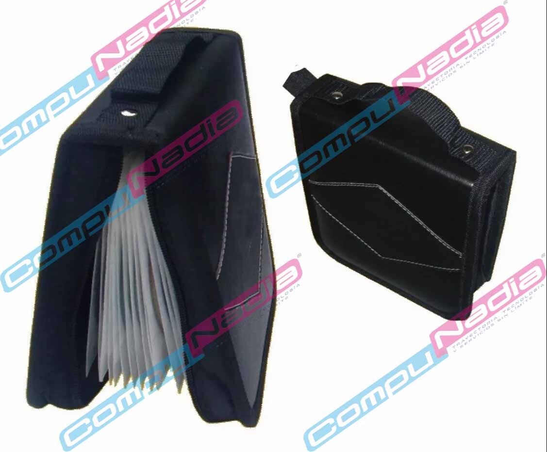ESTUCHE PORTA CD Y DVD GRANDE DOBLE ARGOLLA
