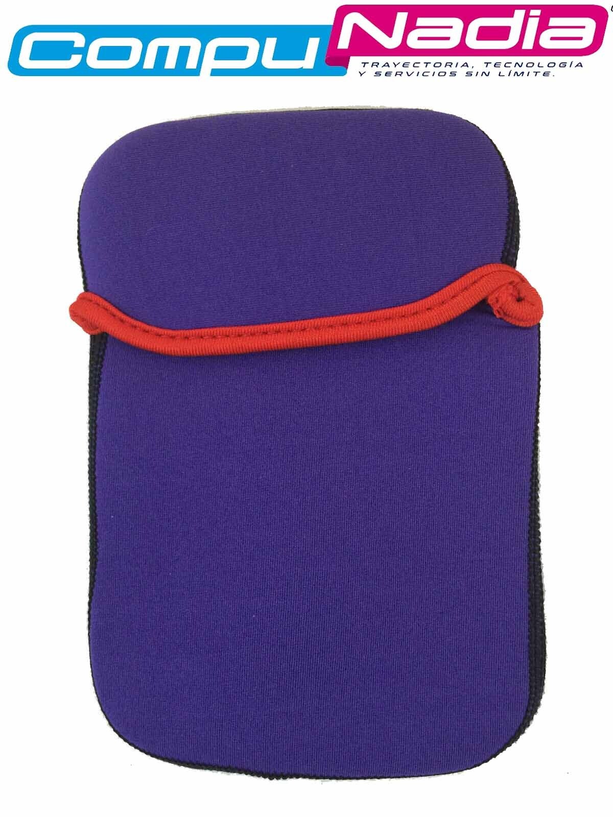FUNDA MORADA PARA TABLET DE NEOPRENO 7 PULGADAS