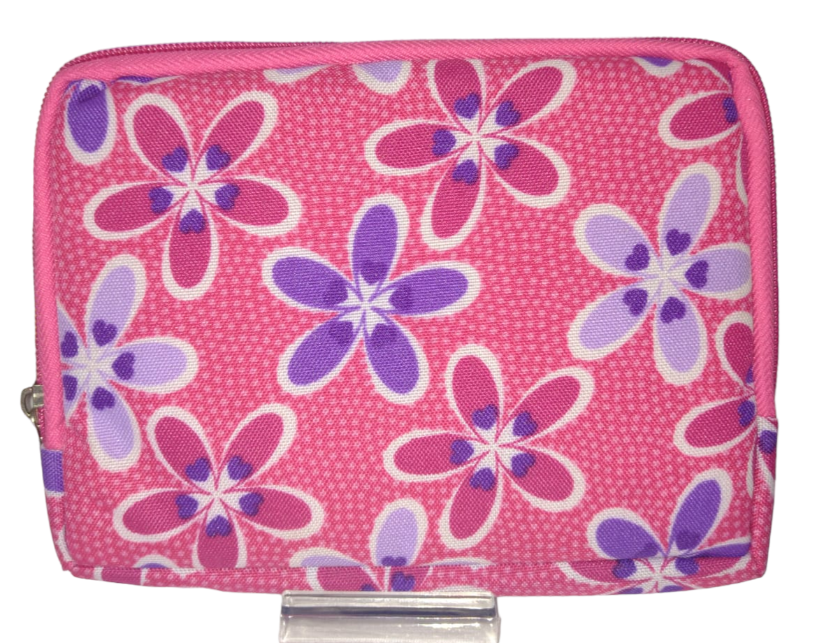 FUNDA ROSADA FLORES