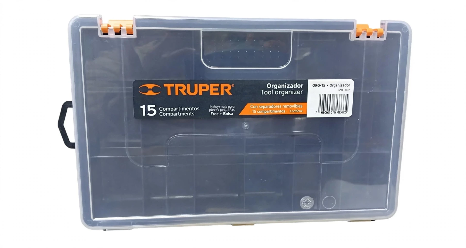 ORGANIZADOR  TRUPER 15 COMPARTIMENTOS