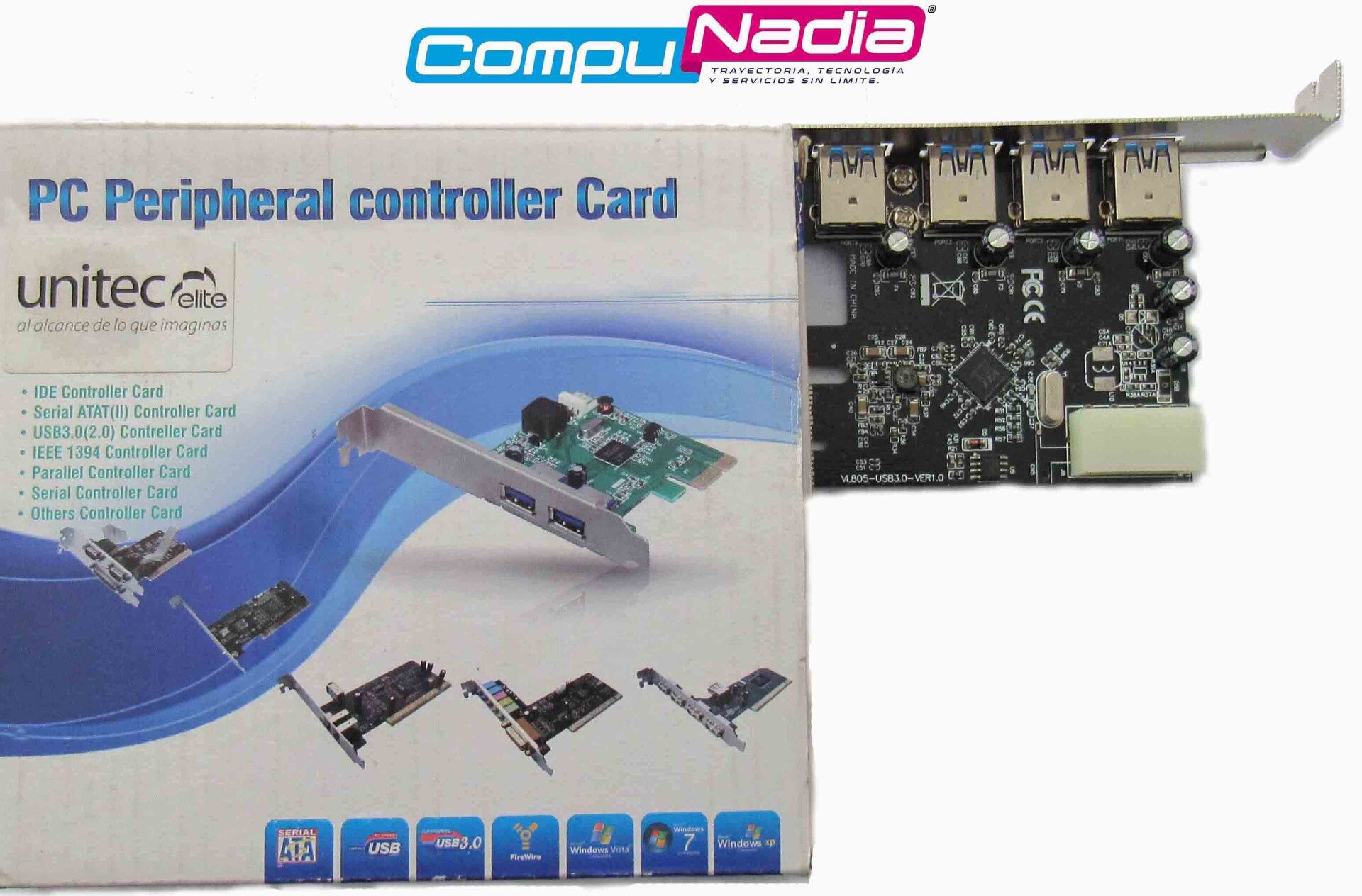 TARJETA MULTIPUERTO USB PERIFÉRICA UNITEC