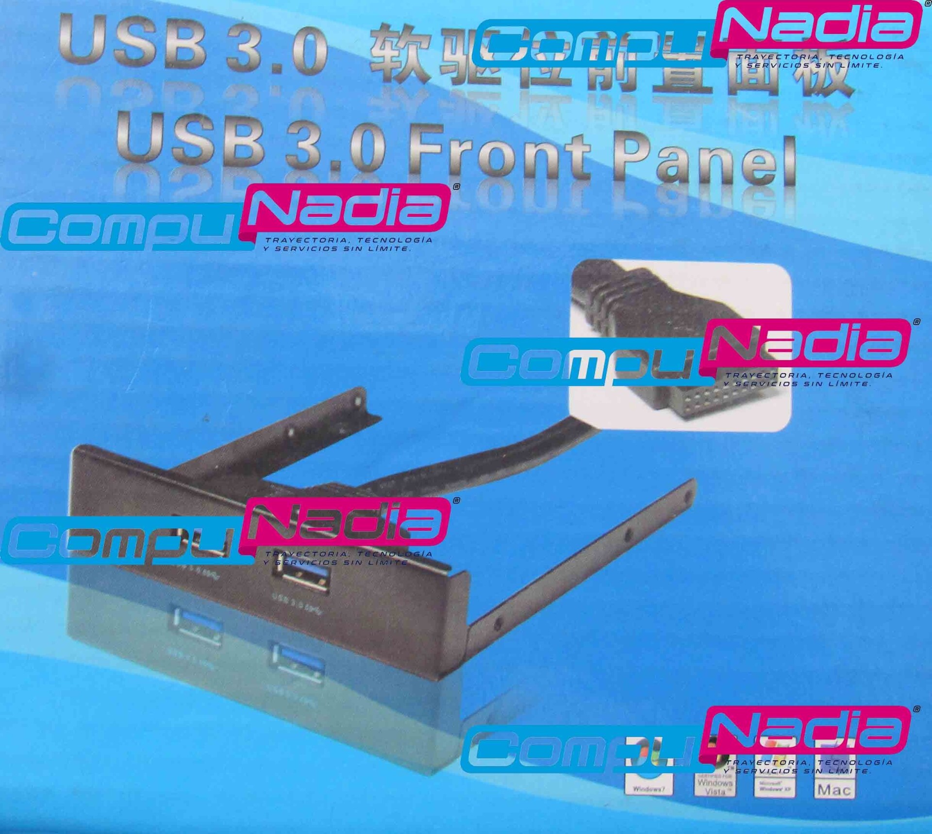 PANEL FRONTAL TARJETA USB 3.0