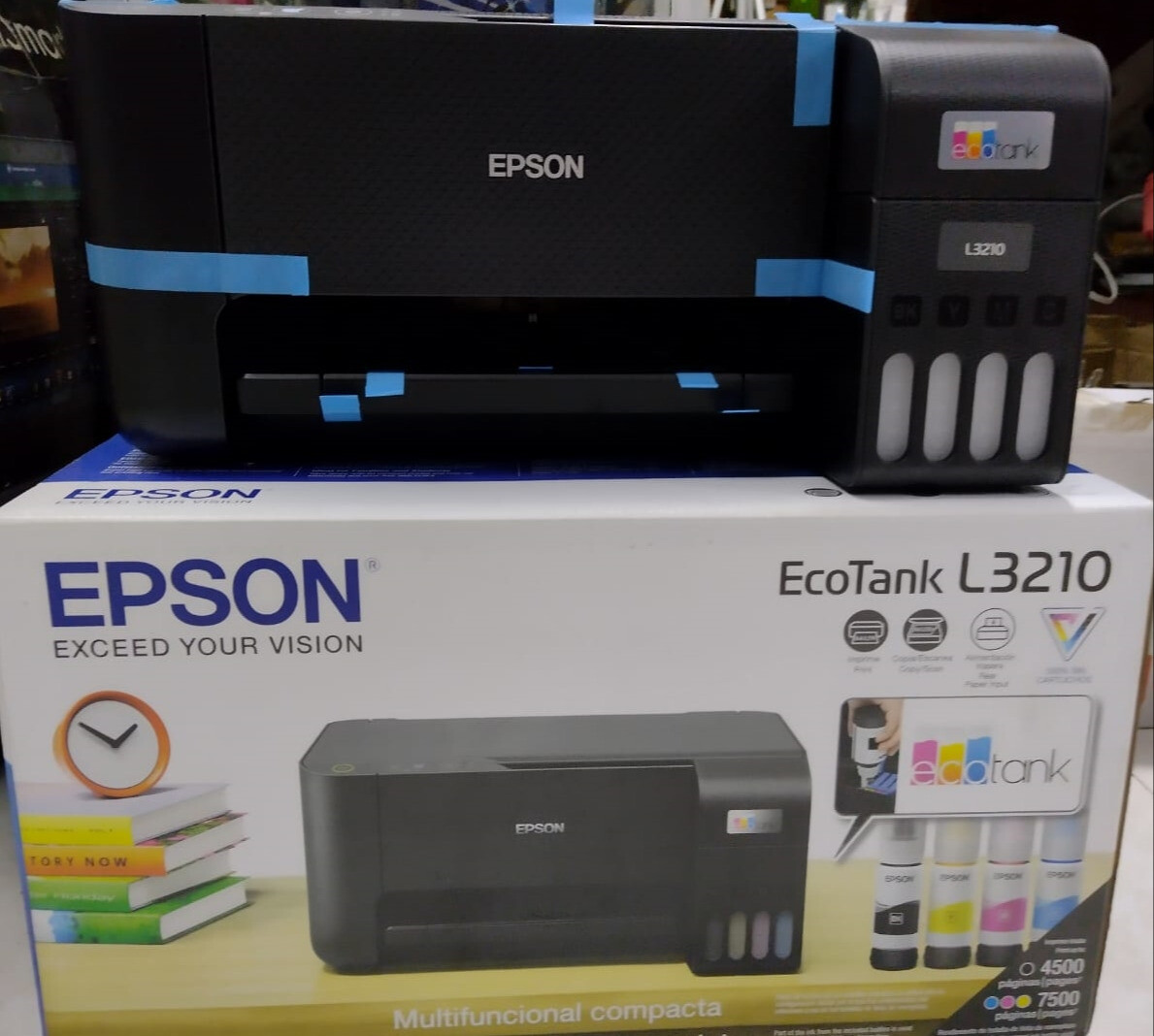 Impresora Epson Ecotank L3210 Multifuncional | CompuImpresión