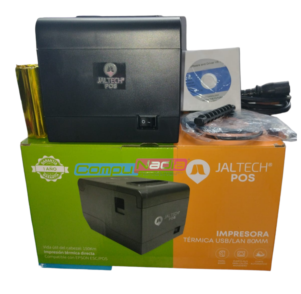 IMPRESORA TÉRMICA USB LAN 80MM JALTECH