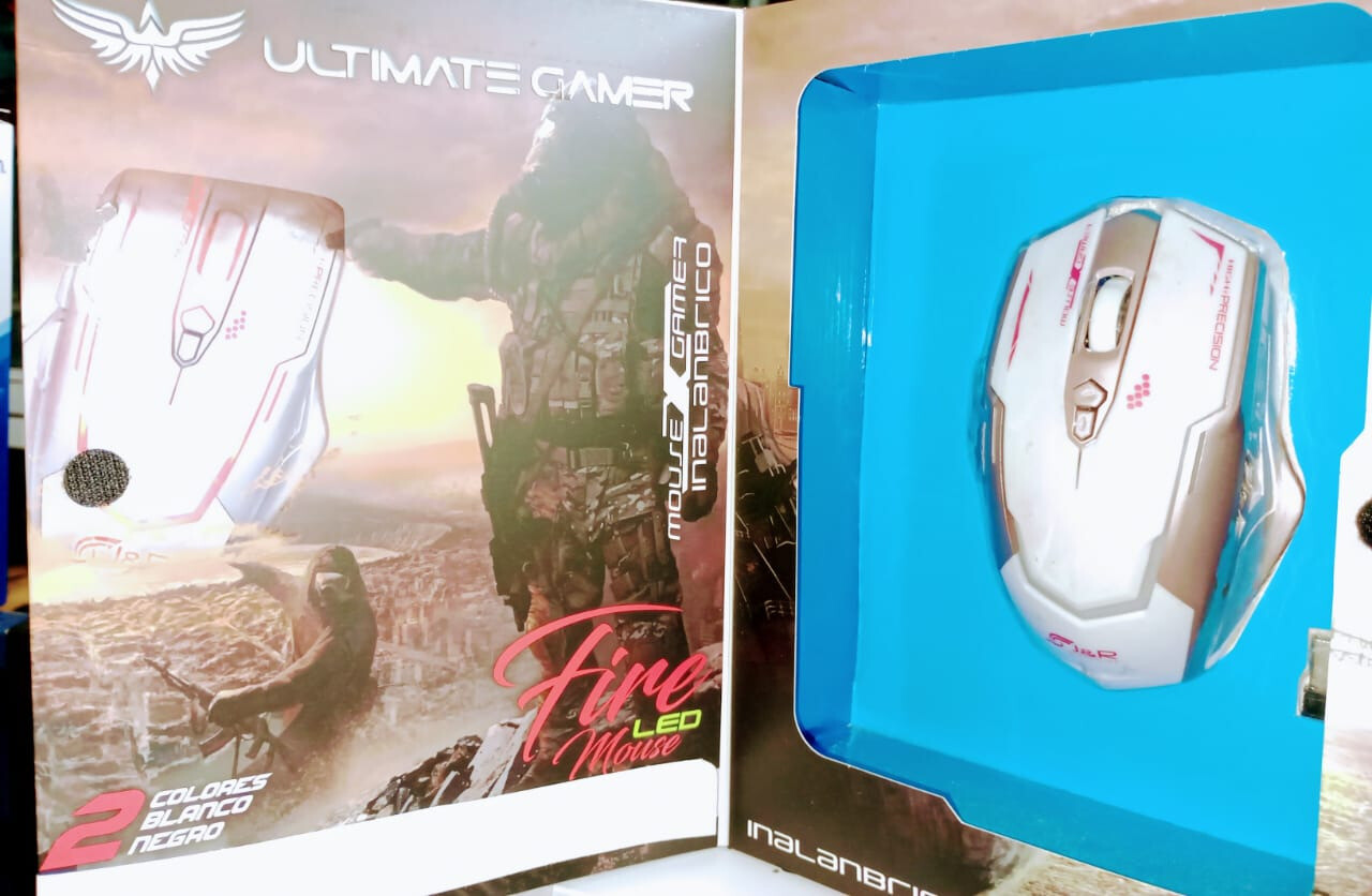 MOUSE GAMER  INALAMBRICO MGJR-035 FIRE LED 7D JYR