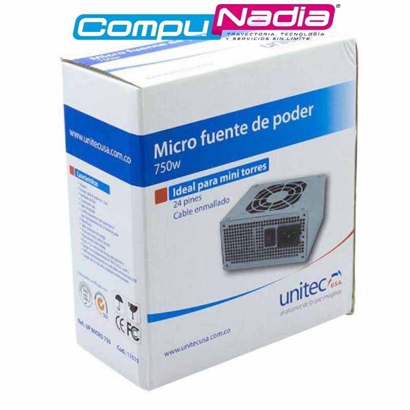 MICRO FUENTE UNITEC 750W
