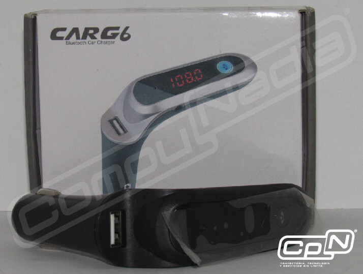 CARGADOR Y TRANSMISOR BLUETOOTH CARG6  MULTI