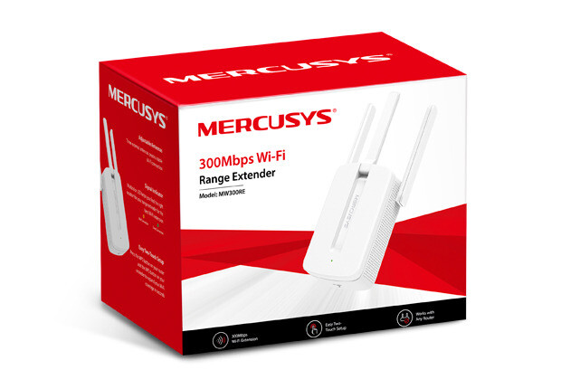 EXTENSOR DE RANGO MERCUSYS  300Mbps Wi-Fi
