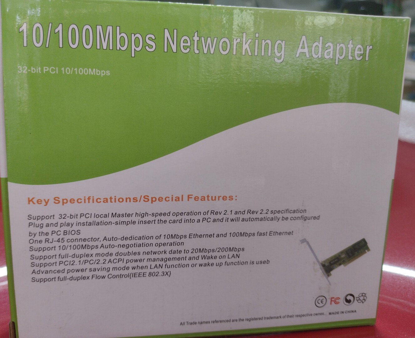 TARJETA DE RED INTERNA