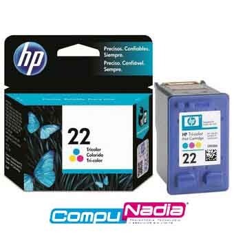CARTUCHO ORIGINAL HP 22 TRICOLOR