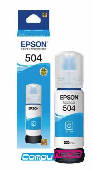 TINTA EPSON 504 AZUL ORIGINAL