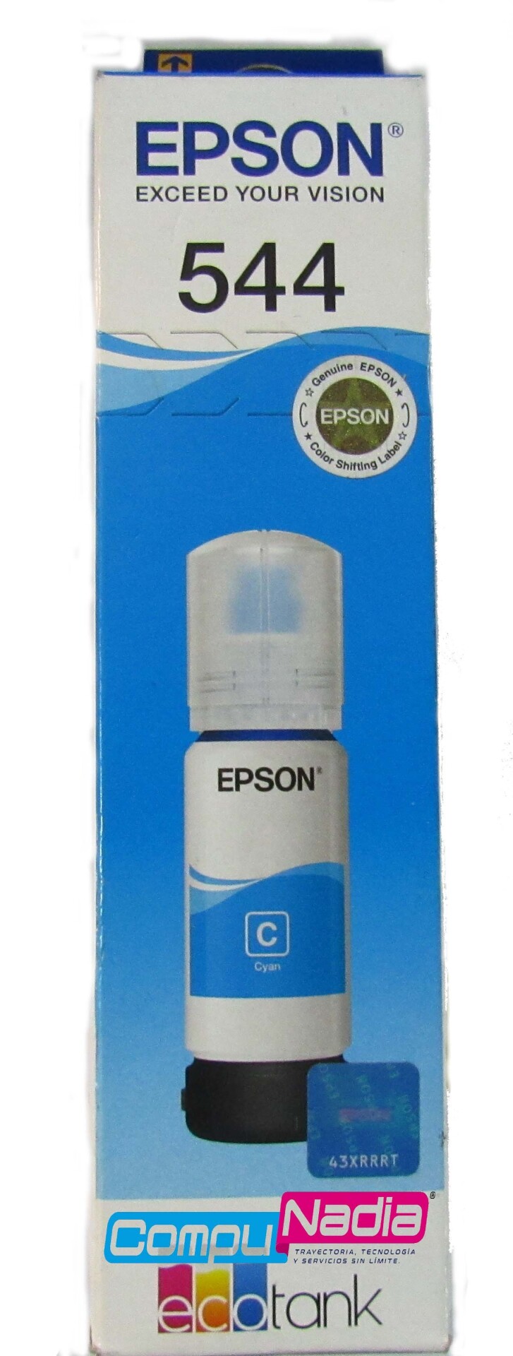 TINTA EPSON ORIGINAL AZUL 544