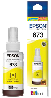 TINTA EPSON 673 ORIGINAL AMARILLA