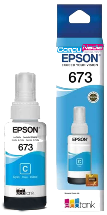 TINTA EPSON 673 ORIGINAL AZUL