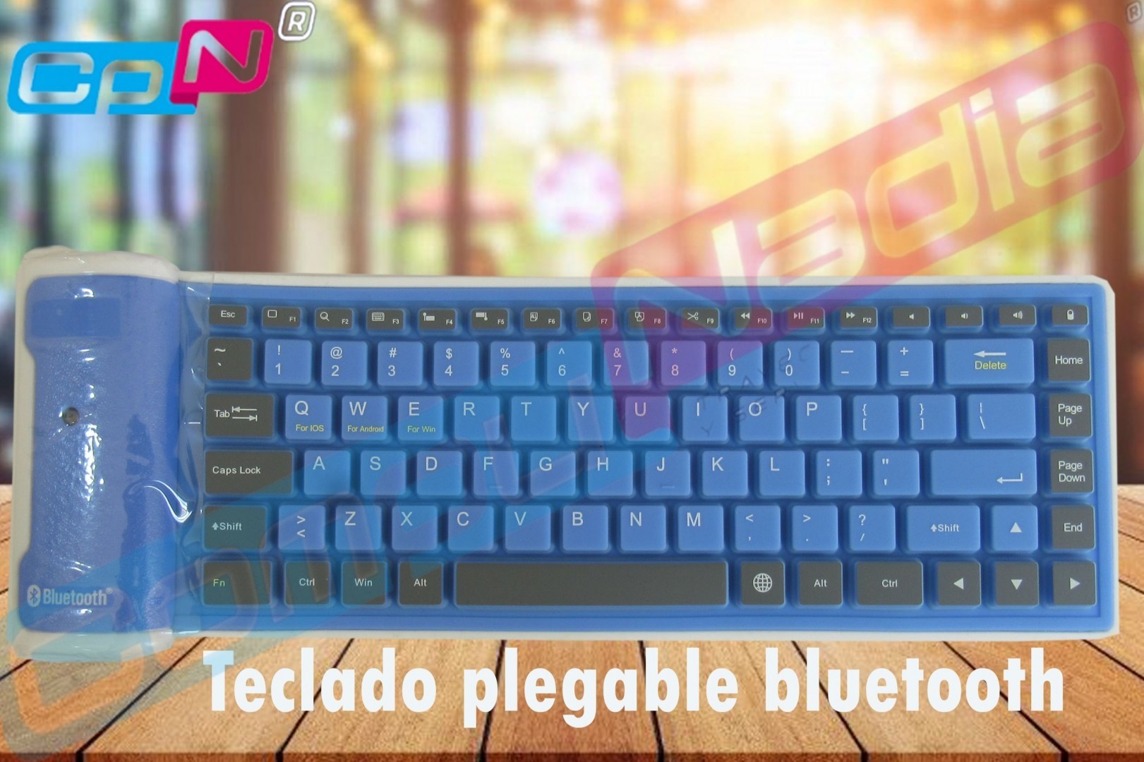 Teclado inalámbrico bluetooth flexible