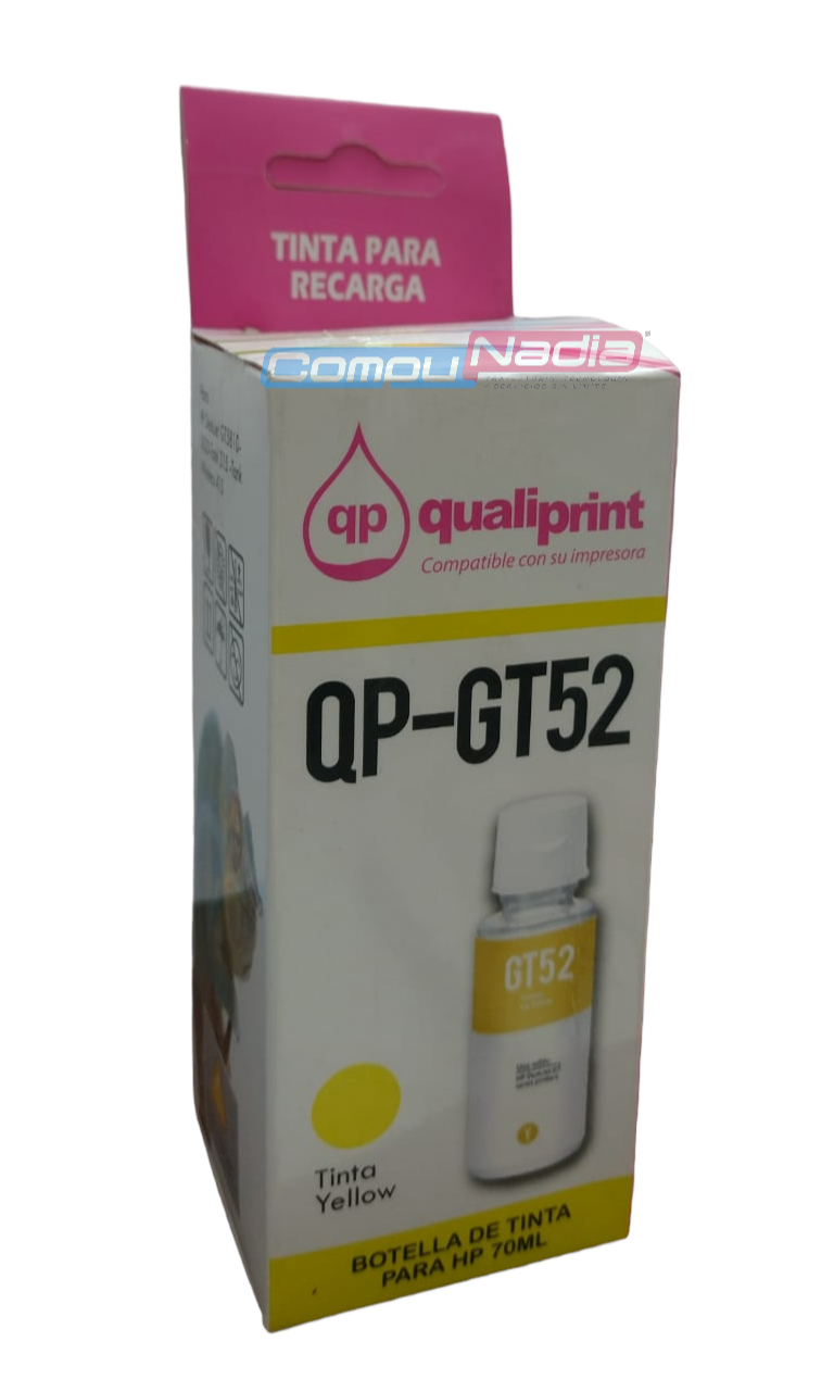 TINTA HP QP-GT52 AMARILLA GENERICA